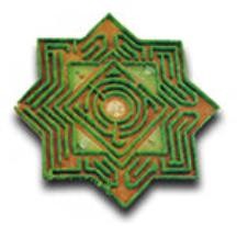The large, star shape layout makes Bellingham Maze one of the unique hedge mazes in the world.