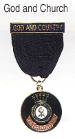 God and Church medal