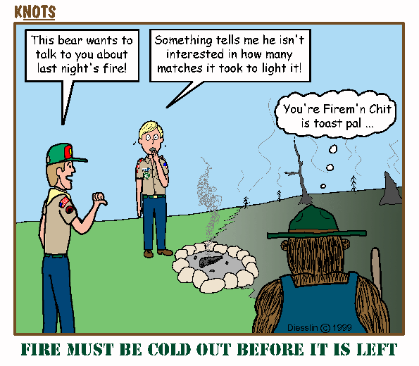 Fire Must Be Cold Out Before It Is Left